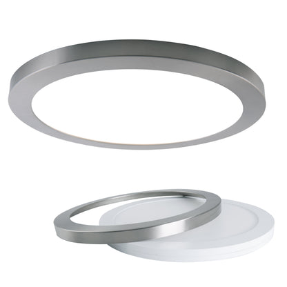 LED / CCT Deckenleuchte "BONUS" Ø: 33cm chrom