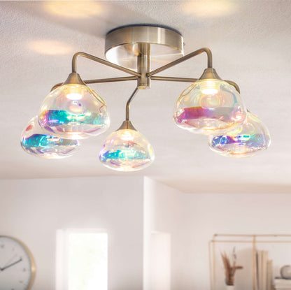 5er LED Deckenleuchte "VARNA" Ø: 50cm