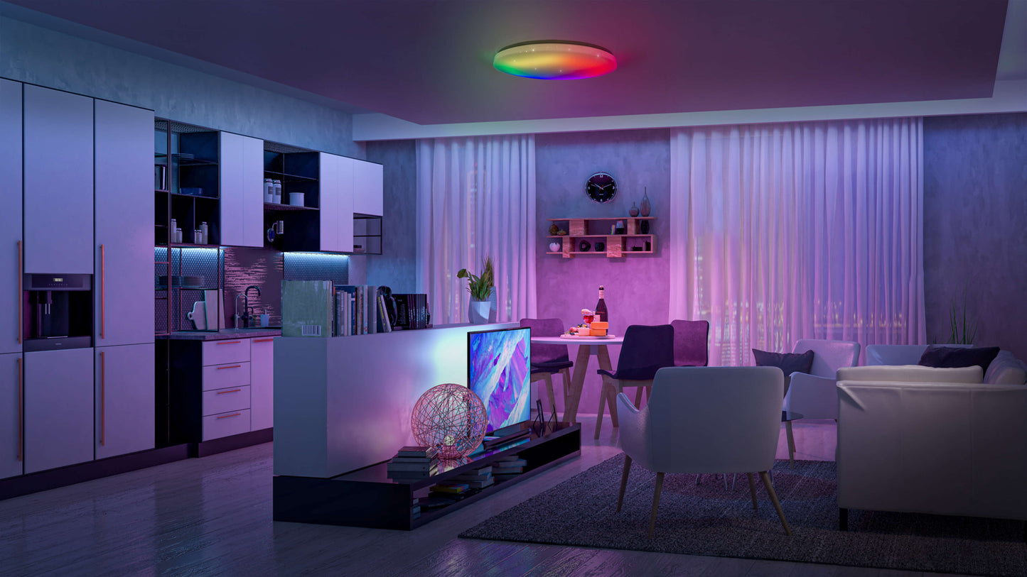 LED / CCT / RGB Deckenleuchte "RAINBOW" Ø: 58cm