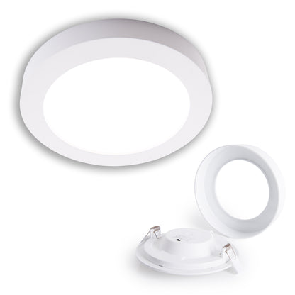 LED Ein-/Aufbauleuchte "KOMPLEX" D: 24,6cm
