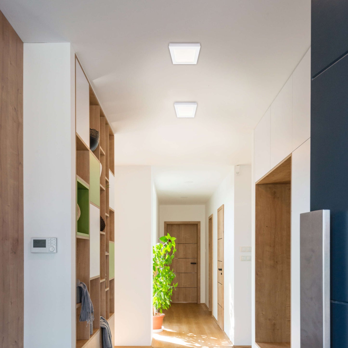 LED Ein-/Aufbauleuchte "KOMPLEX" D:22,7cm