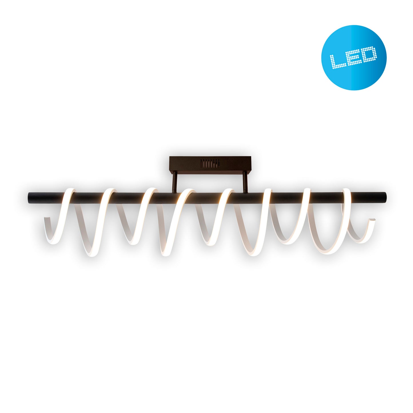 LED Deckenleuchte "BELLEZA" L: 100cm schwarz
