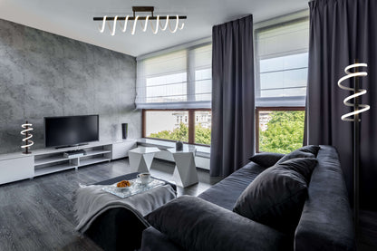 LED Deckenleuchte "BELLEZA" L: 100cm schwarz