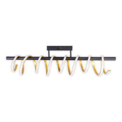 LED Deckenleuchte "BELLEZA" L: 100cm gold
