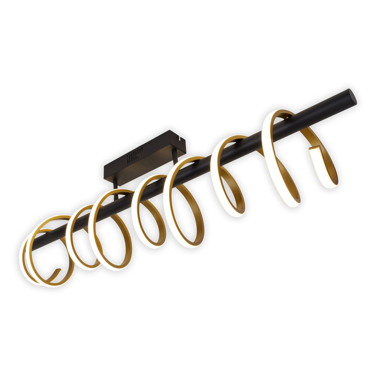 LED Deckenleuchte "BELLEZA" L: 100cm gold