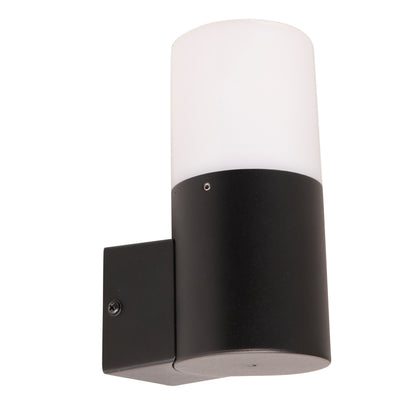 Außenwandleuchte "TORCIA" h: 16,5cm schwarz