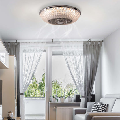 LED Deckenleuchte "VIENTO" inkl. Ventilator Ø: 55cm