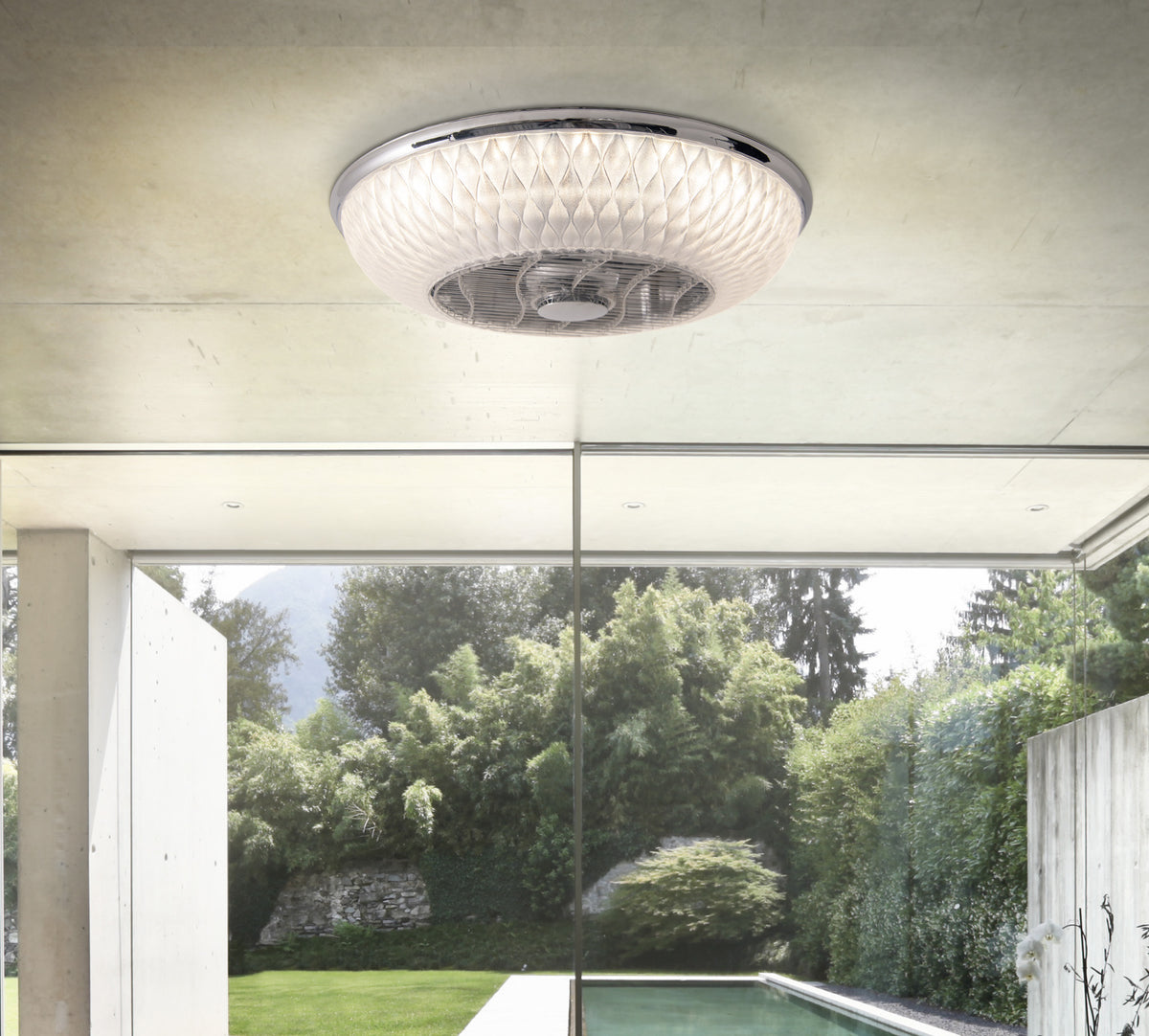 LED Deckenleuchte "VIENTO" inkl. Ventilator Ø: 55cm