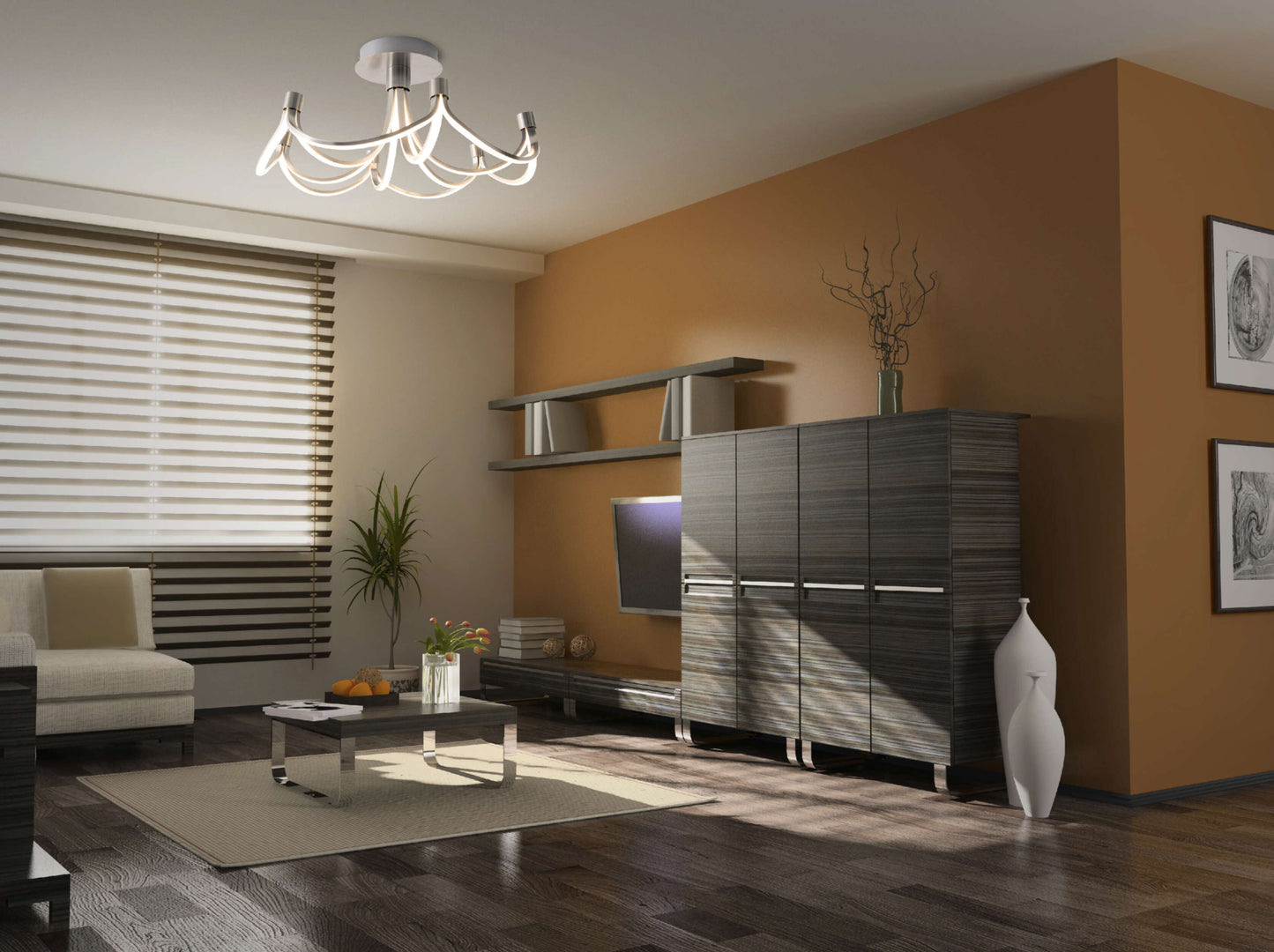 LED Deckenleuchte "FESTOS" Ø: 60cm
