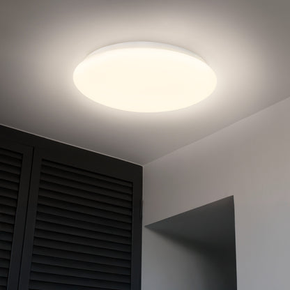LED Deckenleuchte "MESA" Ø: 28cm weiß inkl. HF-Bewegungsmelder