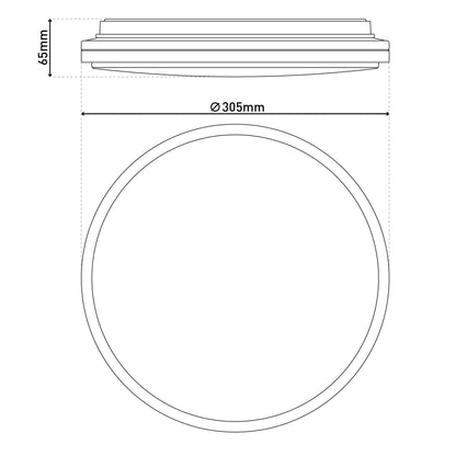 LED Deckenleuchte "IRVINE"