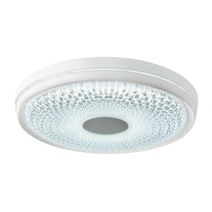 Deckenleuchten - LED Deckenleuchte "BOISE" D: 51cm, Deckenlampe im Modern Style, aus Metall und Kunststoff in weiß, 8,5 cm hoch, Ø 51 cm, inkl. LED  dimmbar  CCT-Wechsler  Fernbedienung