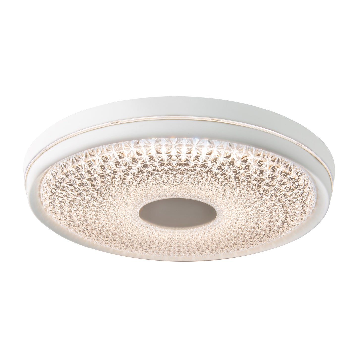 Deckenleuchten - LED Deckenleuchte "BOISE" D: 51cm, Deckenlampe im Modern Style, aus Metall und Kunststoff in weiß, 8,5 cm hoch, Ø 51 cm, inkl. LED  dimmbar  CCT-Wechsler  Fernbedienung