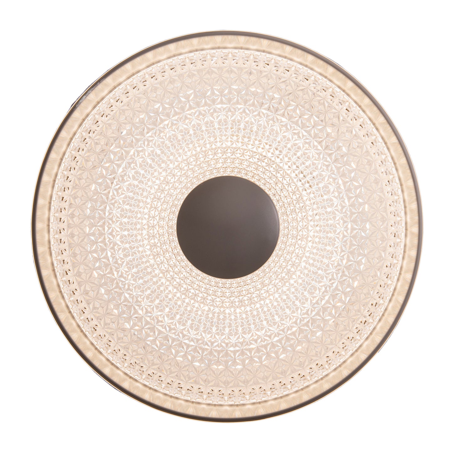 Deckenleuchten - LED Deckenleuchte "BOISE" D: 51cm, Deckenlampe im Modern Style, aus Metall und Kunststoff in weiß, 8,5 cm hoch, Ø 51 cm, inkl. LED  dimmbar  CCT-Wechsler  Fernbedienung