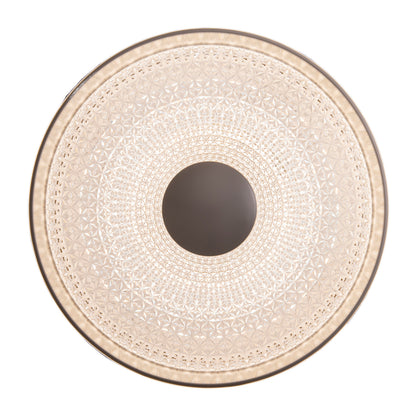 Deckenleuchten - LED Deckenleuchte "BOISE" D: 51cm, Deckenlampe im Modern Style, aus Metall und Kunststoff in weiß, 8,5 cm hoch, Ø 51 cm, inkl. LED  dimmbar  CCT-Wechsler  Fernbedienung