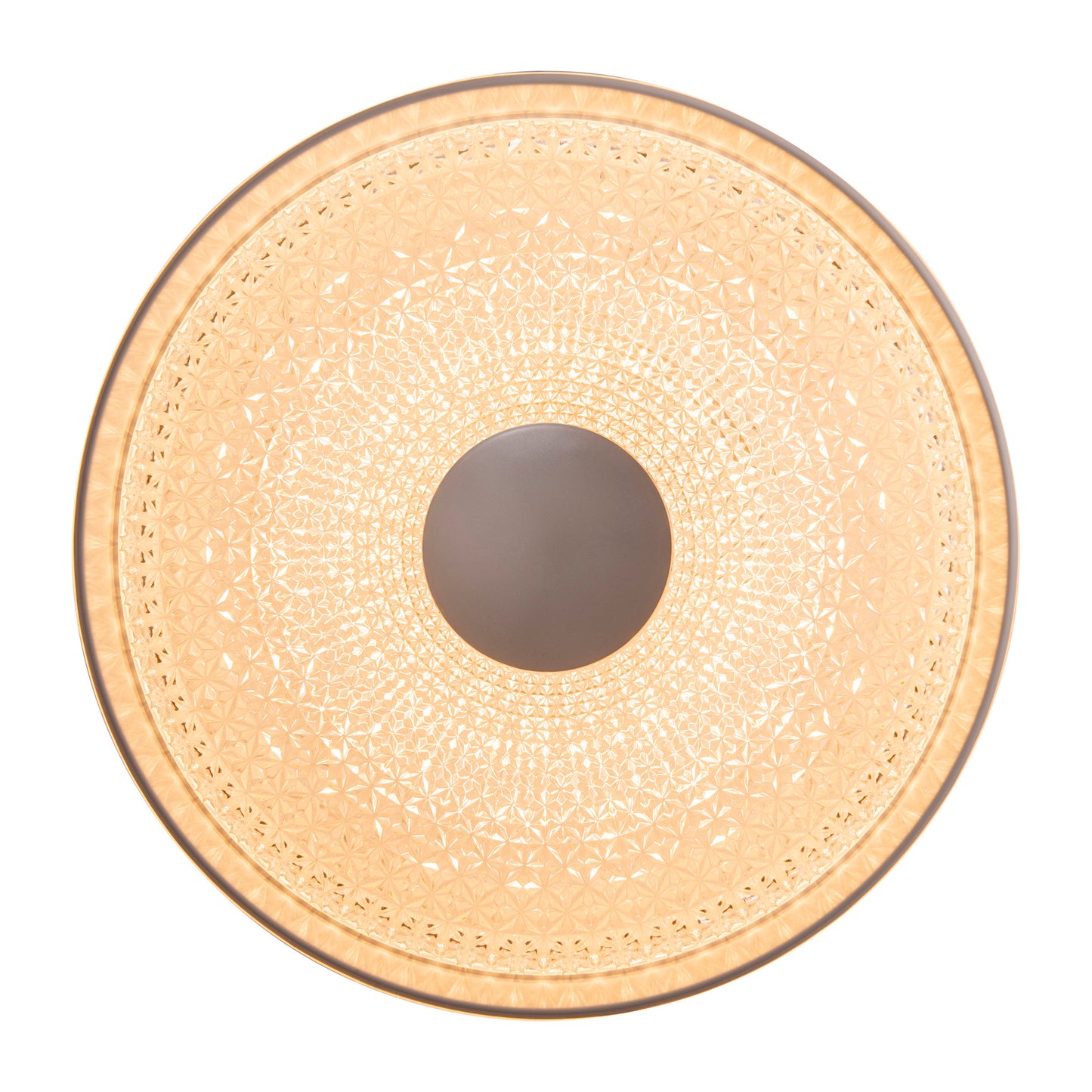 Deckenleuchten - LED Deckenleuchte "BOISE" D: 51cm, Deckenlampe im Modern Style, aus Metall und Kunststoff in weiß, 8,5 cm hoch, Ø 51 cm, inkl. LED  dimmbar  CCT-Wechsler  Fernbedienung