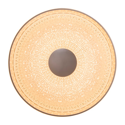 Deckenleuchten - LED Deckenleuchte "BOISE" D: 51cm, Deckenlampe im Modern Style, aus Metall und Kunststoff in weiß, 8,5 cm hoch, Ø 51 cm, inkl. LED  dimmbar  CCT-Wechsler  Fernbedienung