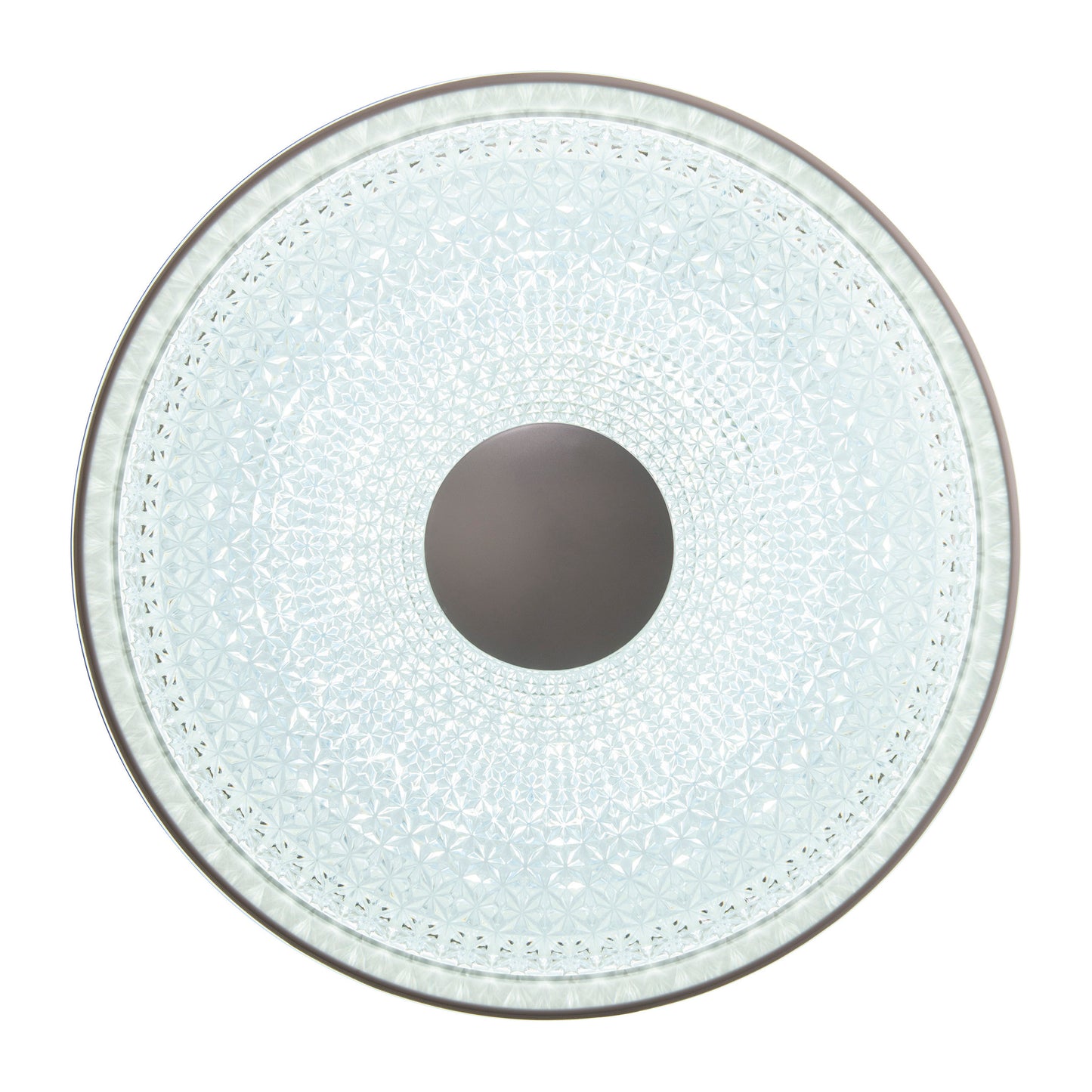 Deckenleuchten - LED Deckenleuchte "BOISE" D: 51cm, Deckenlampe im Modern Style, aus Metall und Kunststoff in weiß, 8,5 cm hoch, Ø 51 cm, inkl. LED  dimmbar  CCT-Wechsler  Fernbedienung