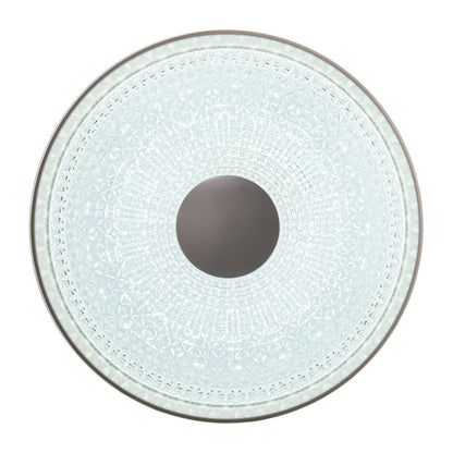 Deckenleuchten - LED Deckenleuchte "BOISE" D: 51cm, Deckenlampe im Modern Style, aus Metall und Kunststoff in weiß, 8,5 cm hoch, Ø 51 cm, inkl. LED  dimmbar  CCT-Wechsler  Fernbedienung