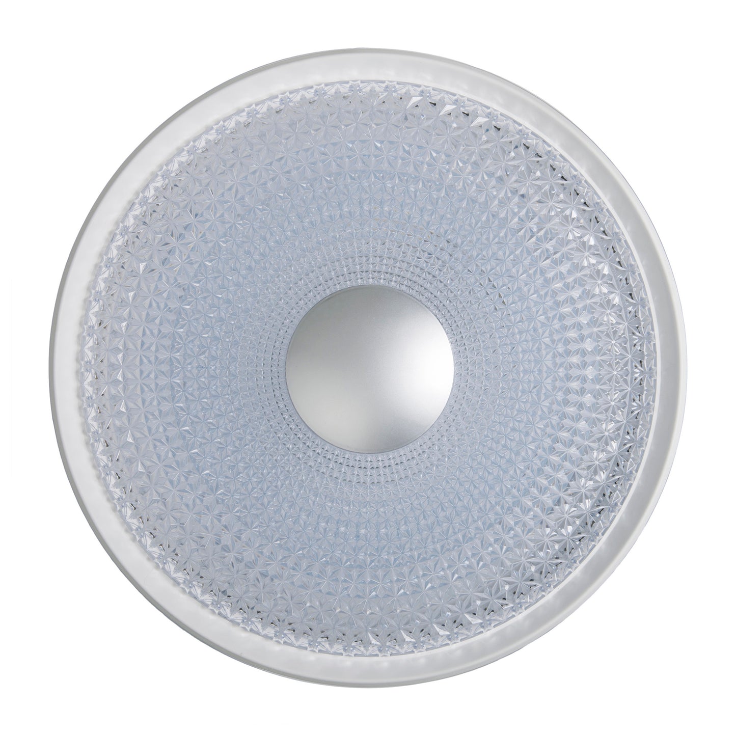 Deckenleuchten - LED Deckenleuchte "BOISE" D: 51cm, Deckenlampe im Modern Style, aus Metall und Kunststoff in weiß, 8,5 cm hoch, Ø 51 cm, inkl. LED  dimmbar  CCT-Wechsler  Fernbedienung