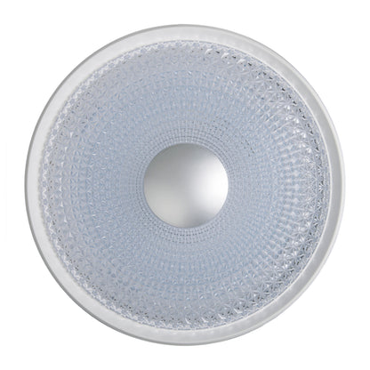 Deckenleuchten - LED Deckenleuchte "BOISE" D: 51cm, Deckenlampe im Modern Style, aus Metall und Kunststoff in weiß, 8,5 cm hoch, Ø 51 cm, inkl. LED  dimmbar  CCT-Wechsler  Fernbedienung