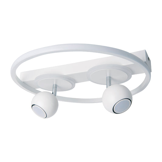 2er Spot LED Deckenleuchte "RONDA" Ø: 40cm