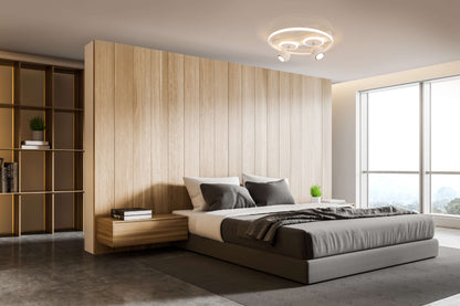 2er Spot LED Deckenleuchte "RONDA" Ø: 40cm