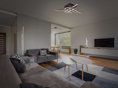 LED Wand-/Deckenleuchte "ONDA" L: 65 cm