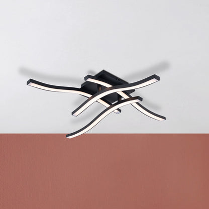 LED Deckenleuchte "ONDA" L/B: 45 cm