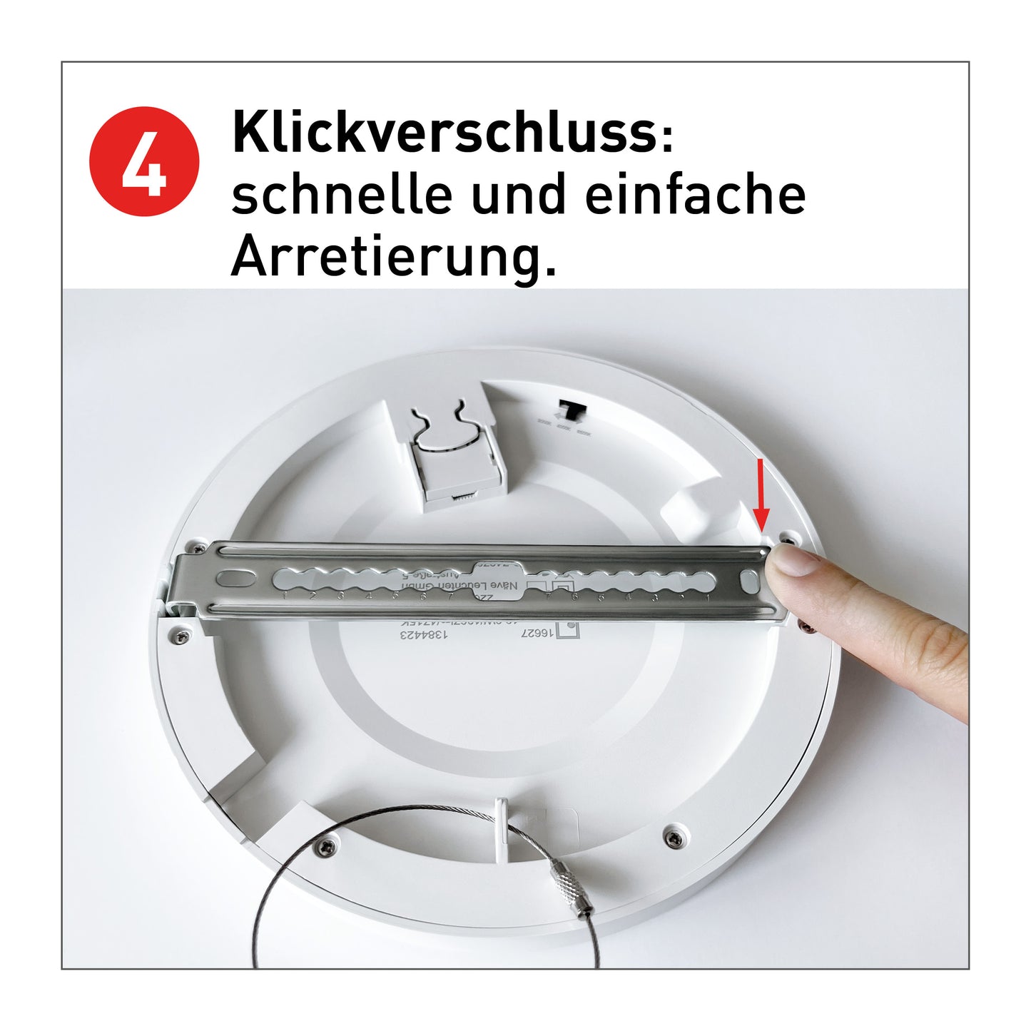 LED / CCT Deckenleuchte "BONUS" Ø: 21,7cm weiß