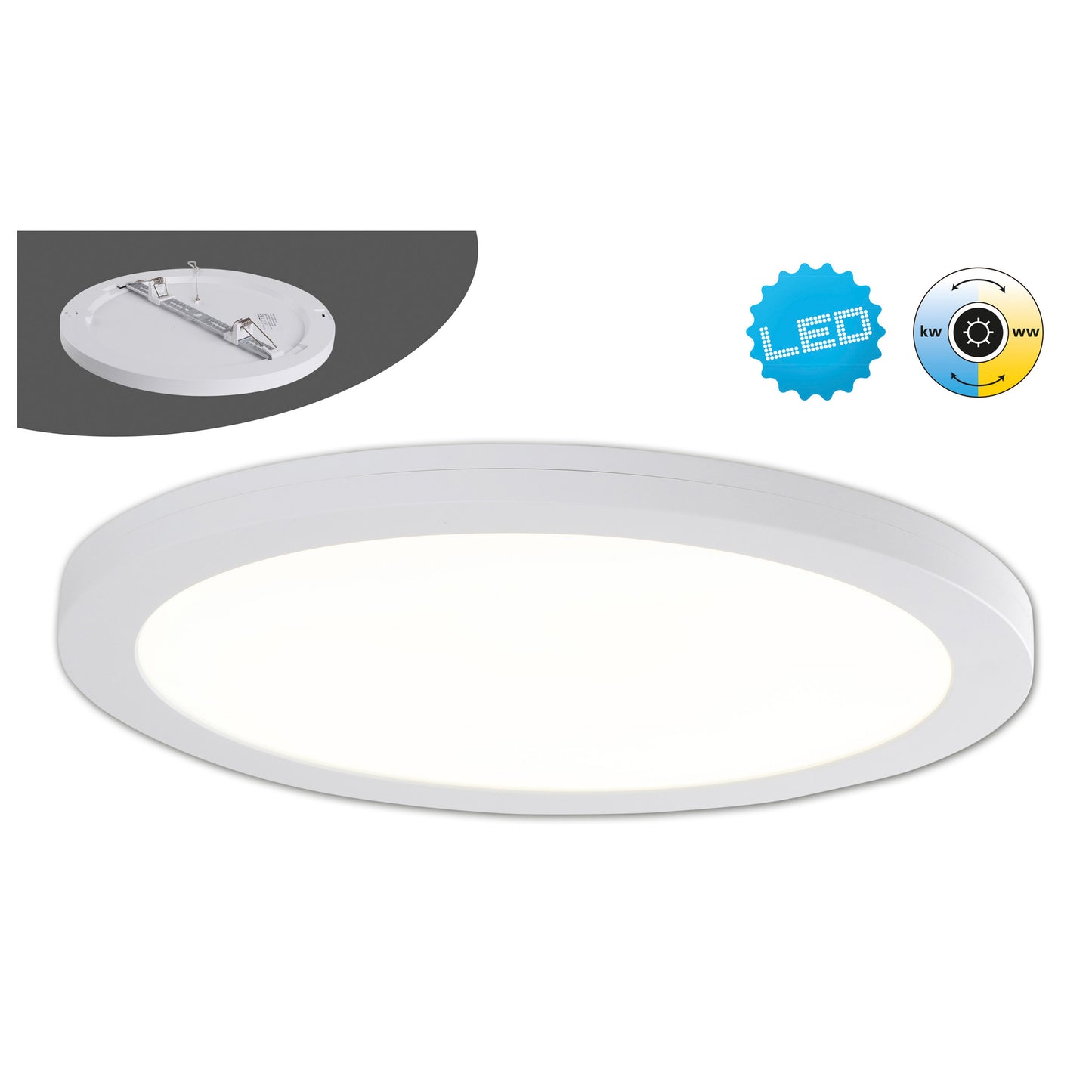 LED / CCT Deckenleuchte "BONUS" Ø: 29cm weiß
