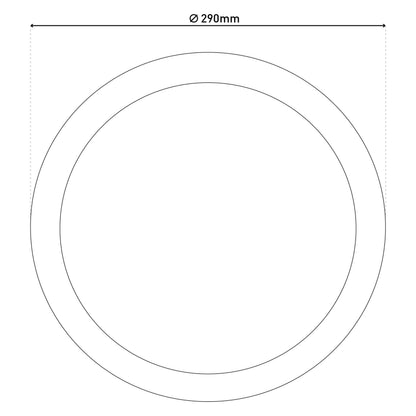LED / CCT Deckenleuchte "BONUS" Ø: 29cm weiß