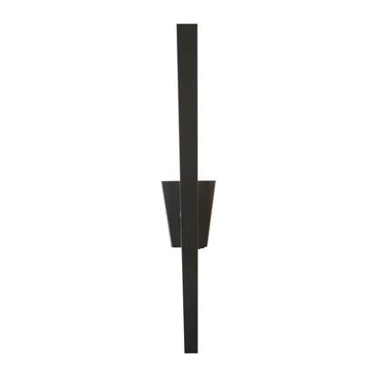 Wandleuchten - LED Wandleuchte "TREVOR" schwarz, Wandlampe im Modern Style, ausMetall und Kunststoff in schwarz, 62 cm hoch, Maße 10 x 4,5 cm, inkl. LED  Kippschalter