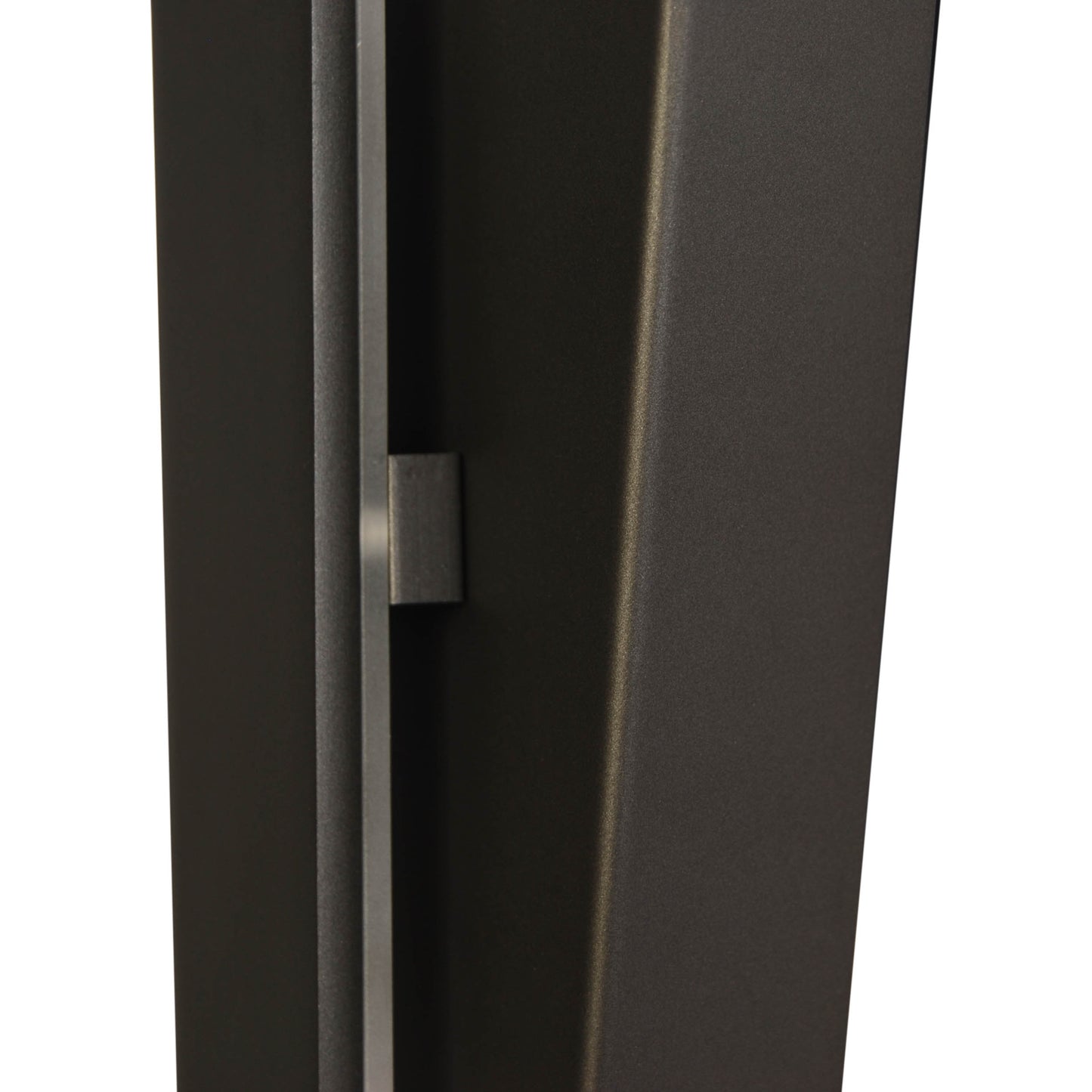 Wandleuchten - LED Wandleuchte "TREVOR" schwarz, Wandlampe im Modern Style, ausMetall und Kunststoff in schwarz, 62 cm hoch, Maße 10 x 4,5 cm, inkl. LED  Kippschalter