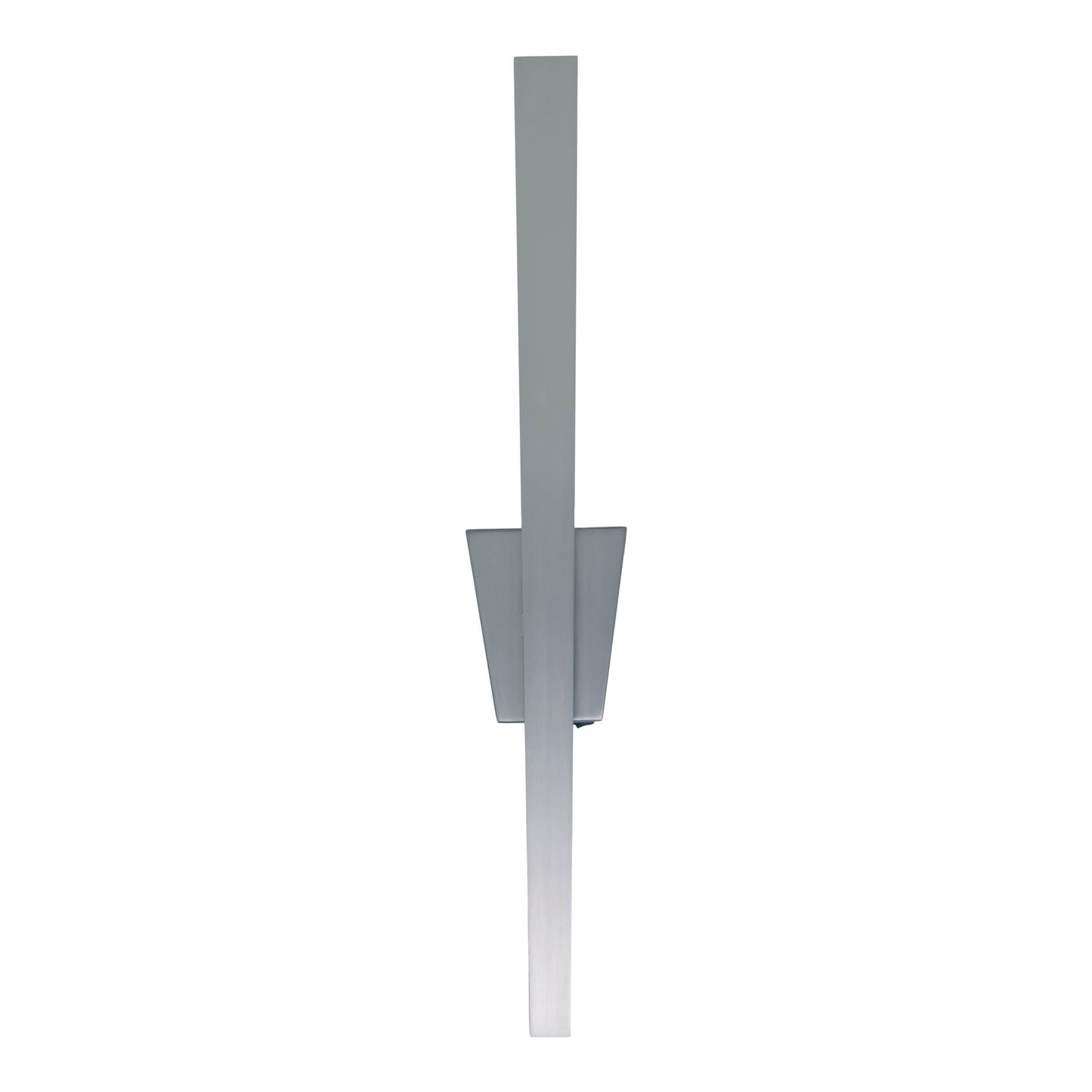 Wandleuchten - LED Wandleuchte "TREVOR" nickel matt, Wandlampe im Modern Style, ausMetall und Kunststoff in nickelmatt, 62 cm hoch, Maße 10 x 4,5 cm, inkl. LED  Kippschalter