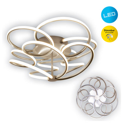LED Deckenleuchte "RIZADO" Ø: 57cm