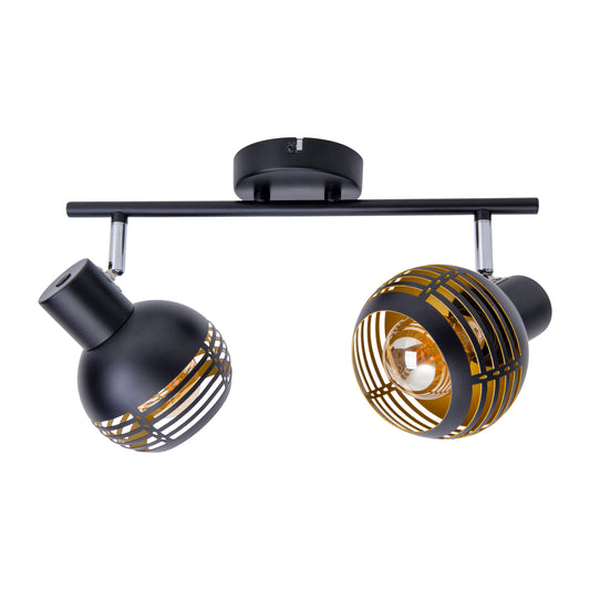 2er Wand-/Deckenleuchte/Spot "CASCO" L: 36cm