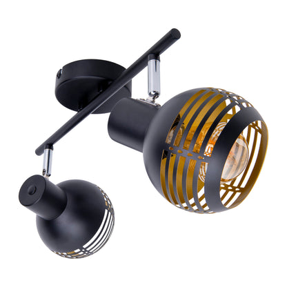 2er Wand-/Deckenleuchte/Spot "CASCO" L: 36cm