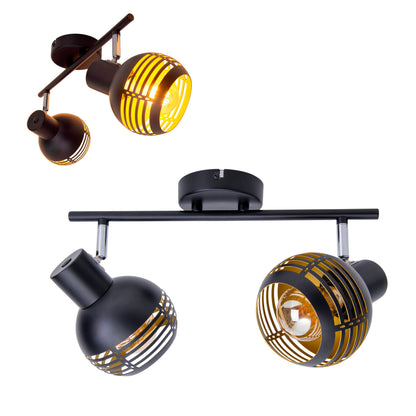 2er Wand-/Deckenleuchte/Spot "CASCO" L: 36cm