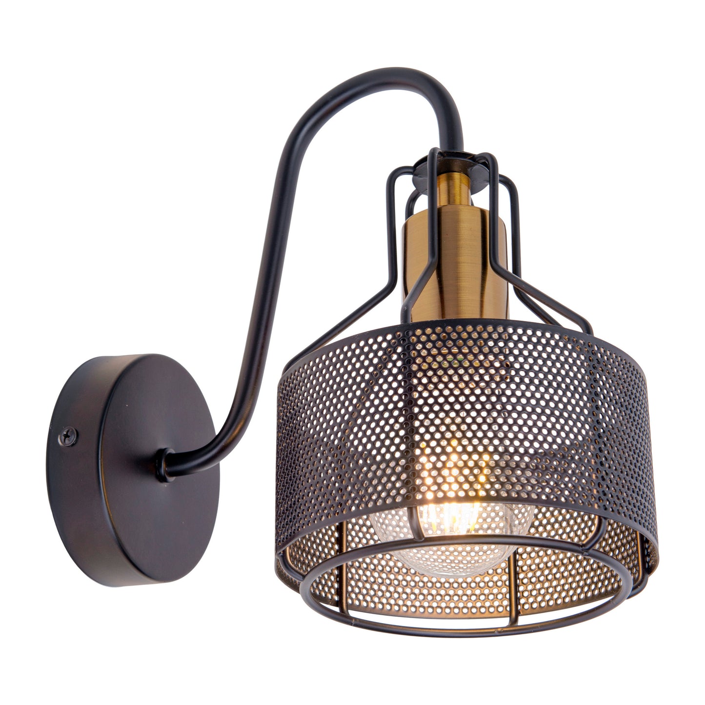 1er Wandleuchte/Spot "FORO" H: 17cm