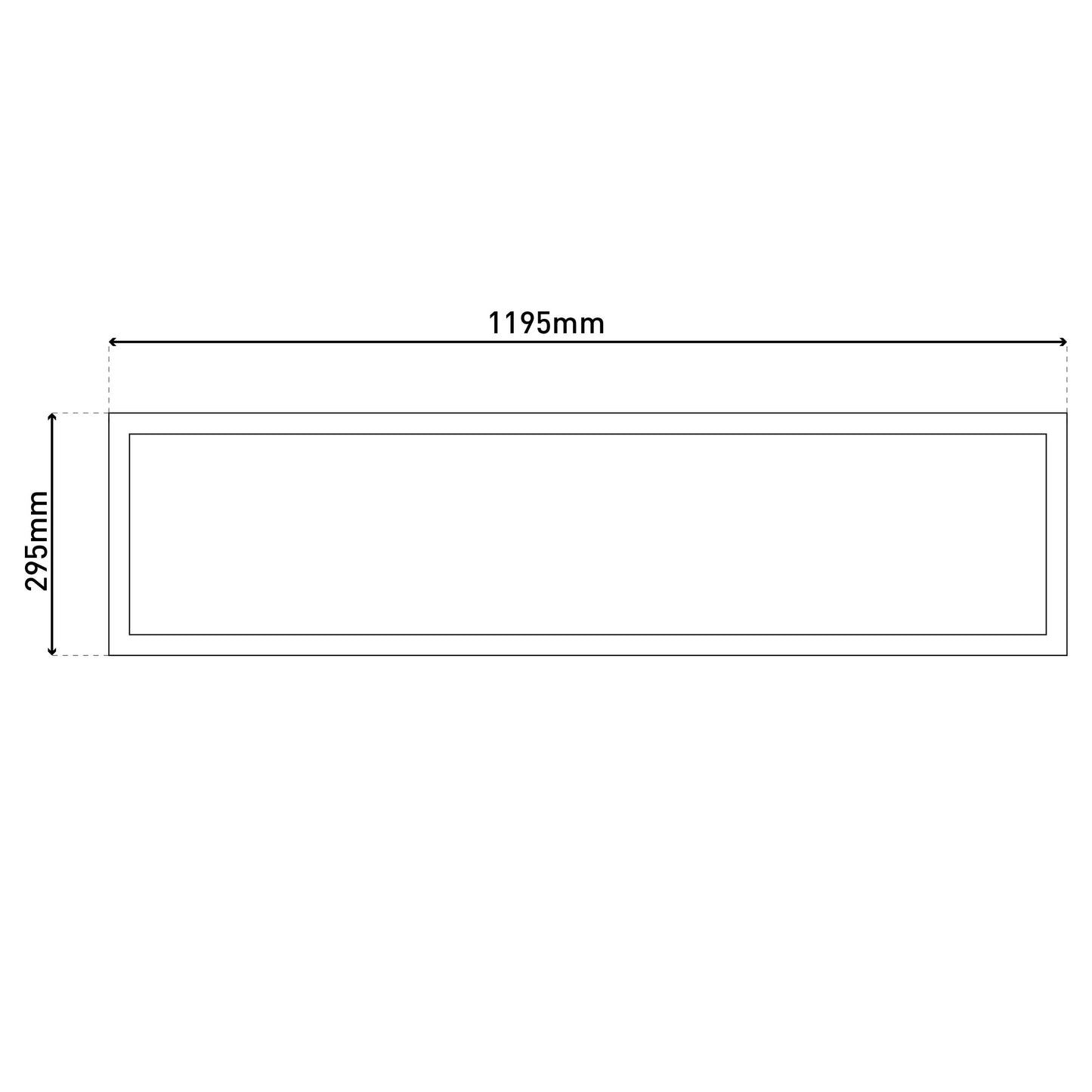 LED / CCT Panel-Deckenleuchte "NICO" L: 119,5cm weiß