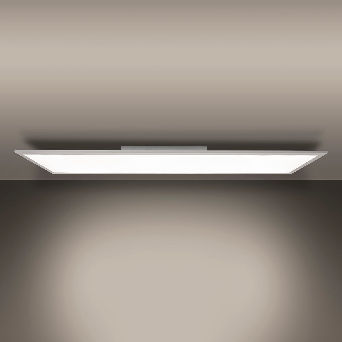 LED / CCT Panel-Deckenleuchte "NICO" L: 119,5cm weiß