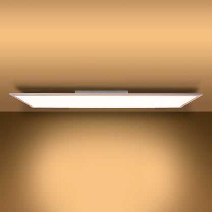 LED / CCT Panel-Deckenleuchte "NICO" L: 119,5cm weiß