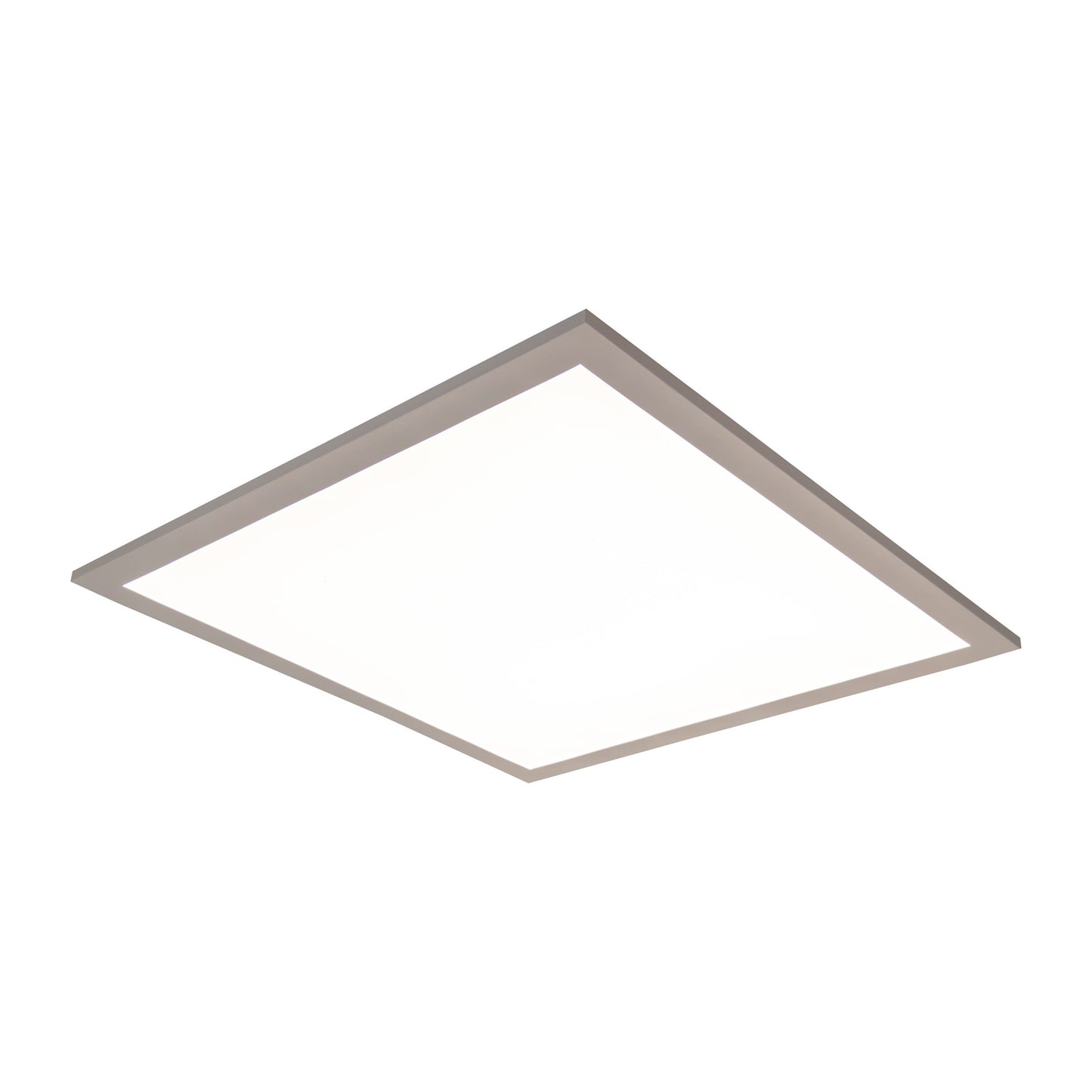 Deckenleuchten - LED / CCT Panel-Deckenleuchte "NICO" L/B: 45cm, Deckenlampe im Functional Style, aus Metall und Kunststoff in weiß, 45 x 45 x 6 cm, inkl. LED  dimmbar  CCT-Wechsler  Nachtlichtfunktion  Fernbedienung