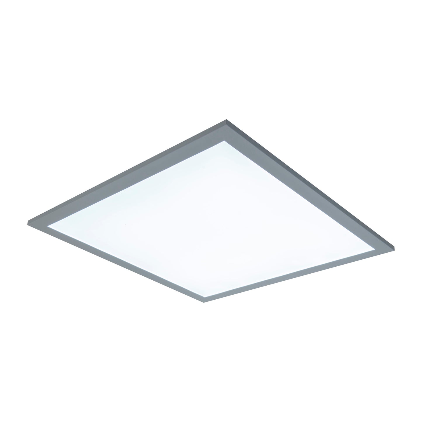 Deckenleuchten - LED / CCT Panel-Deckenleuchte "NICO" L/B: 45cm, Deckenlampe im Functional Style, aus Metall und Kunststoff in weiß, 45 x 45 x 6 cm, inkl. LED  dimmbar  CCT-Wechsler  Nachtlichtfunktion  Fernbedienung