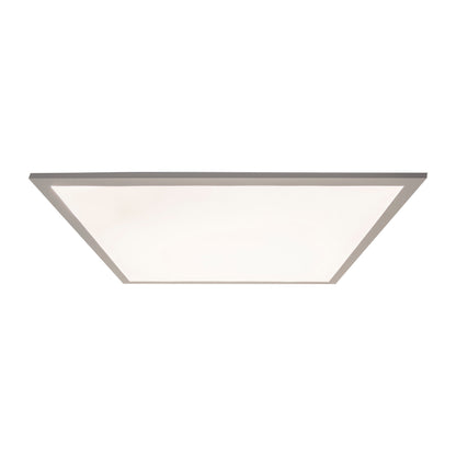 Deckenleuchten - LED / CCT Panel-Deckenleuchte "NICO" L/B: 45cm, Deckenlampe im Functional Style, aus Metall und Kunststoff in weiß, 45 x 45 x 6 cm, inkl. LED  dimmbar  CCT-Wechsler  Nachtlichtfunktion  Fernbedienung