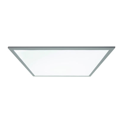 Deckenleuchten - LED / CCT Panel-Deckenleuchte "NICO" L/B: 45cm, Deckenlampe im Functional Style, aus Metall und Kunststoff in weiß, 45 x 45 x 6 cm, inkl. LED  dimmbar  CCT-Wechsler  Nachtlichtfunktion  Fernbedienung
