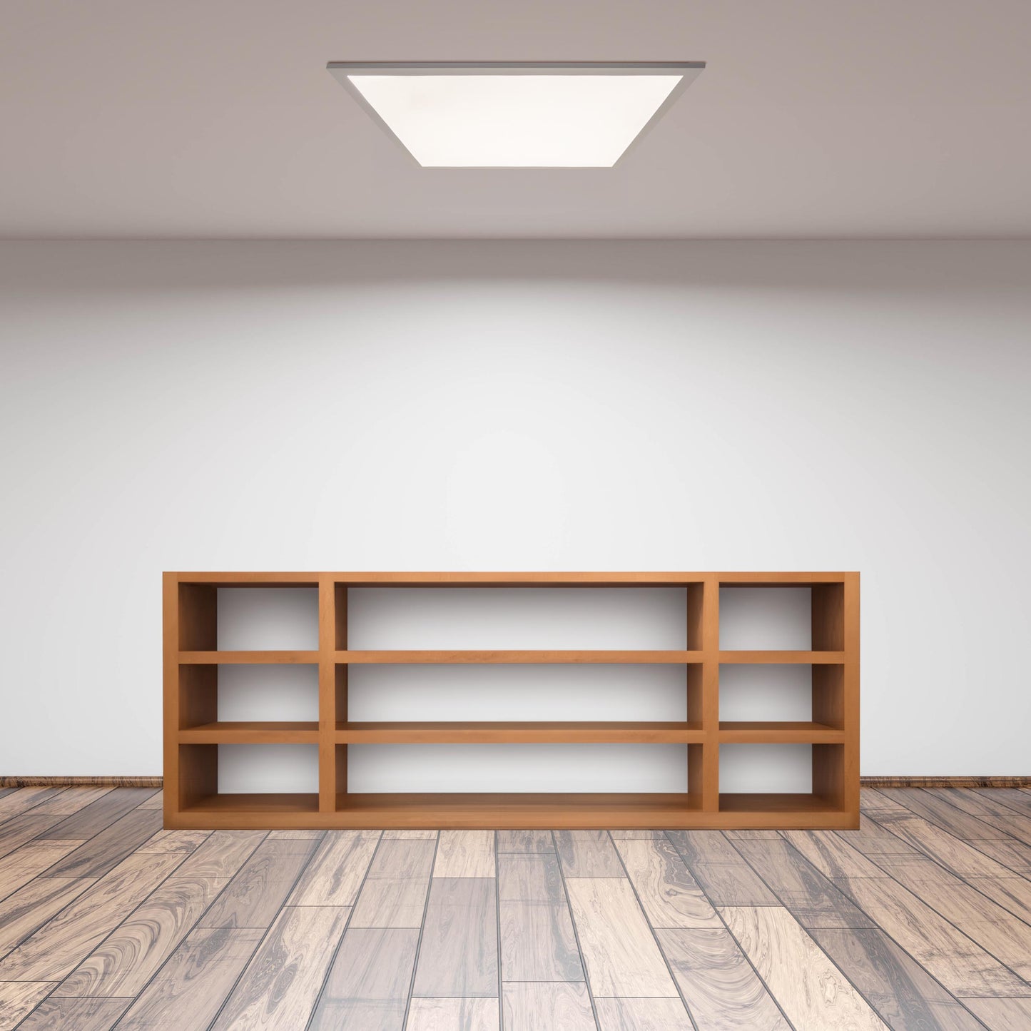 Deckenleuchten - LED / CCT Panel-Deckenleuchte "NICO" L/B: 45cm, Deckenlampe im Functional Style, aus Metall und Kunststoff in weiß, 45 x 45 x 6 cm, inkl. LED  dimmbar  CCT-Wechsler  Nachtlichtfunktion  Fernbedienung