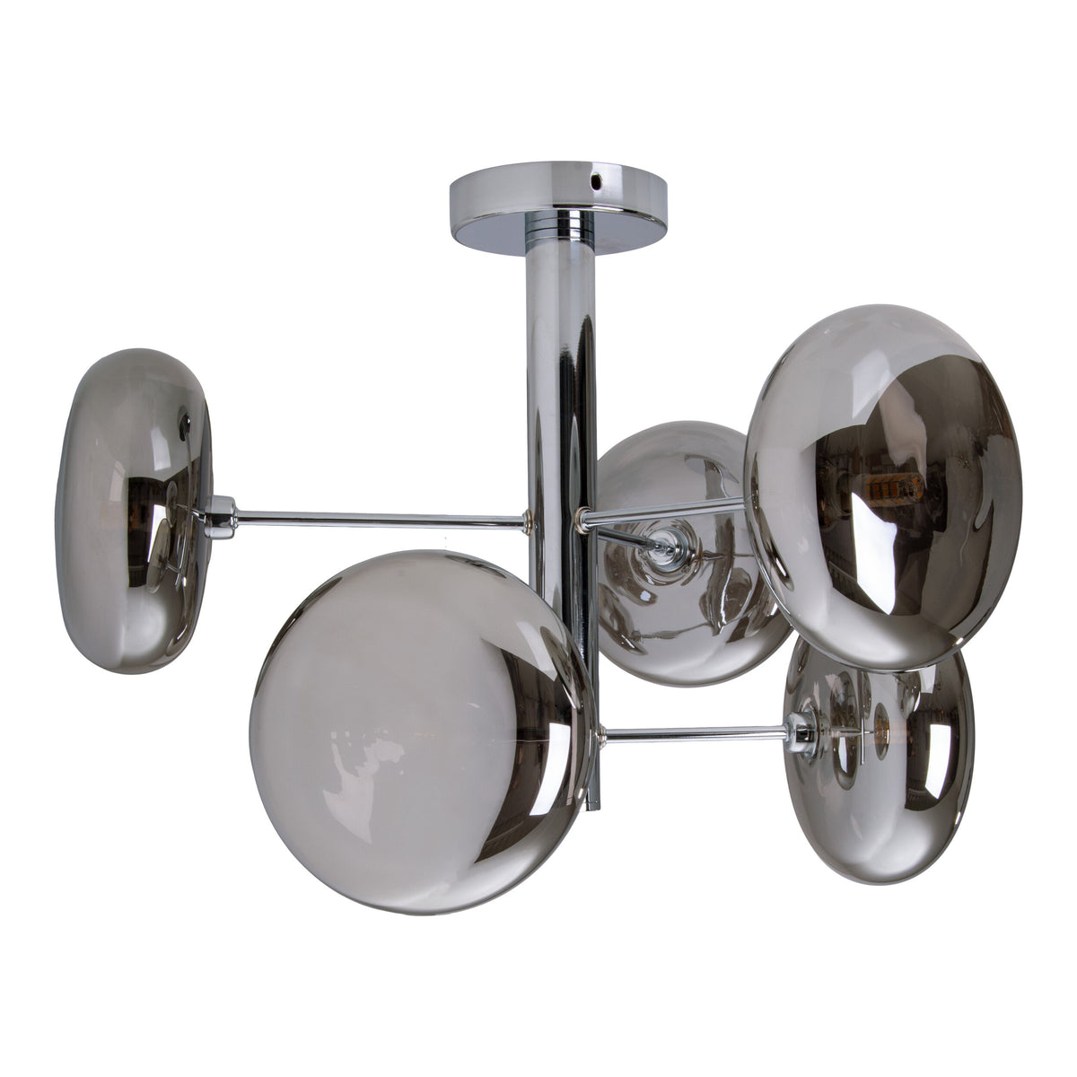 Deckenleuchte "ORION" Ø: 53cm smoky