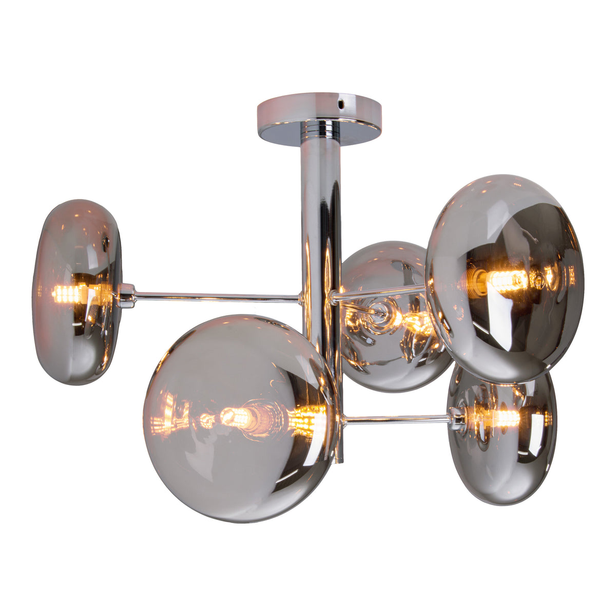 Deckenleuchte "ORION" Ø: 53cm smoky
